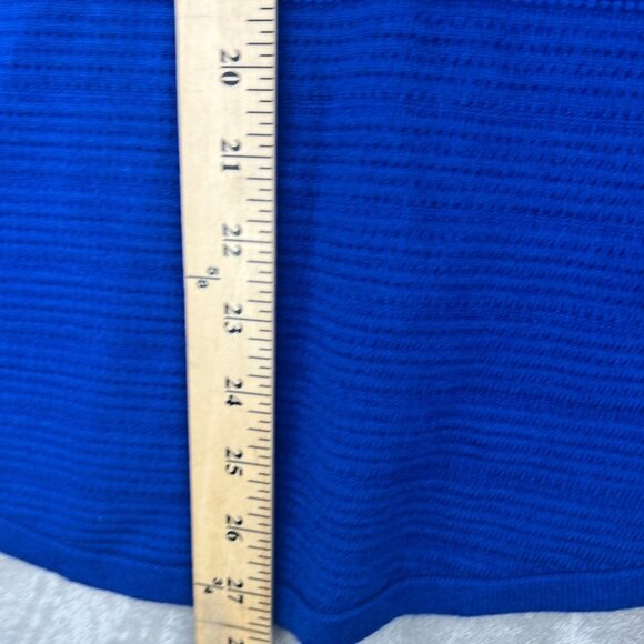 Rafaella Sports Wear Womens Blue Textured Knit Pullover Sweater 1X - Picture 6 of 12